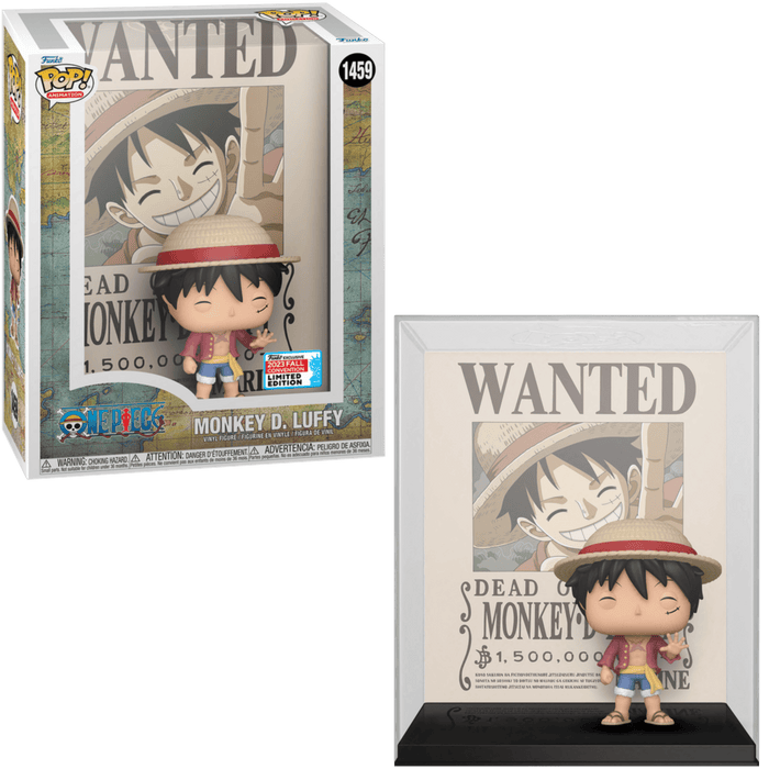 Funko POP! Animation: One Piece - Monkey D. Luffy [Wanted Poster] (2023 Fall Convention) #1459