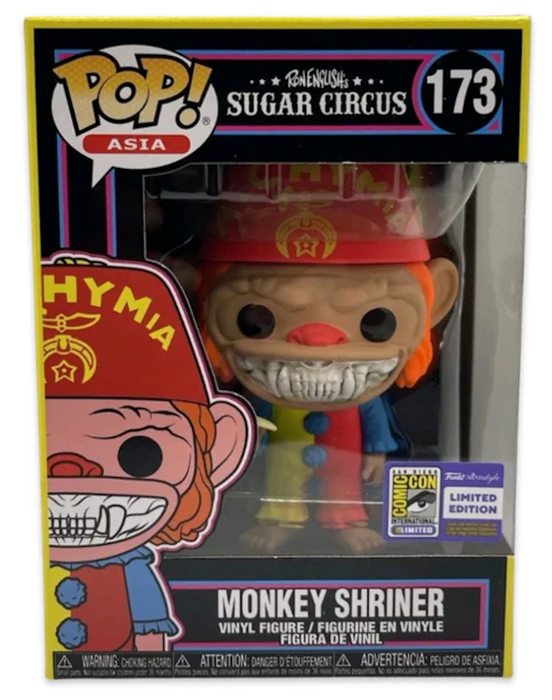 Funko POP! Asia: Ron English Sugar Circus - Monkey Shriner (2023 SDCC)(Damaged Box) #173