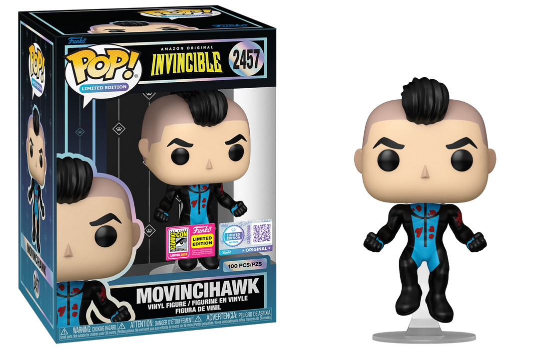 Funko POP! Limited Edition: Television - Invincible: Movincihawk (2026 SDCC)(Funko Mythic/100 PCS) #2457
