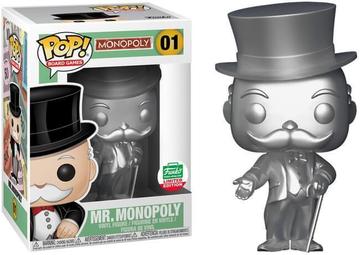 Funko POP! Board Games: Mr. Monopoly (Funko)(Damaged Box) #01