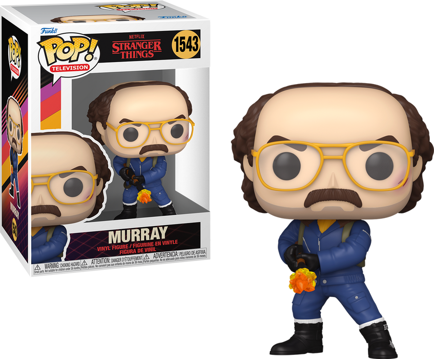 Funko POP! Stranger Things: Murray w/ Flamethrower (Damaged Box) #1543