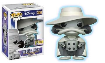 Funko POP! Disney: Negatron (2017 SDCC)(GiTD)(Damaged Box) #300
