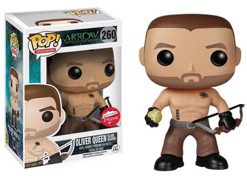 Funko POP! Television: Arrow - Oliver Queen [Island Scarred](Fugitive Toys)(Damaged Box)[B] #260