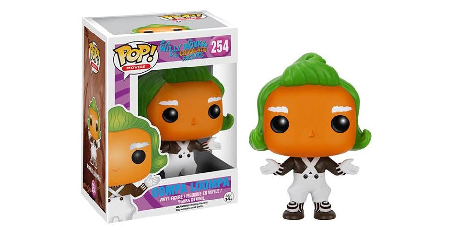 Funko POP! Movies: Willy Wonka & The Chocolate Factory- Oompa Loompa [Error Box] (Damaged Box) #254