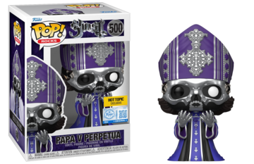 Funko POP! Rocks: Ghost - Papa V Perpetua (Funko Sticker/Hot Topic)(Damaged Box) #500