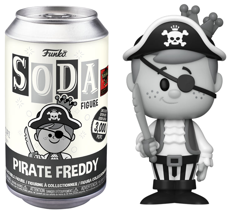 Funko Vinyl Soda: Pirate Freddy [Black & White](2024 Voyage Online Edition)(3,000)