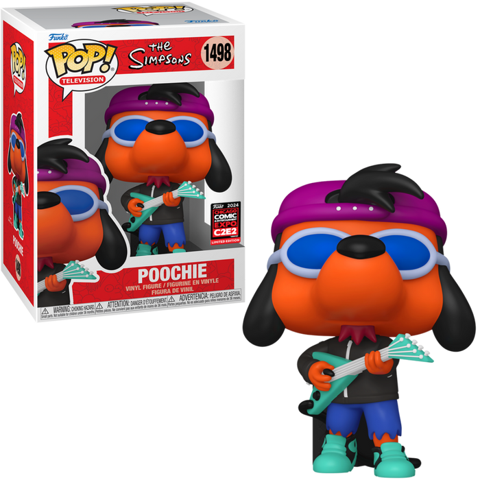 Funko POP! Television: The Simpsons - Poochie (2024 Chicago Comic Expo)[C2E2] #1498