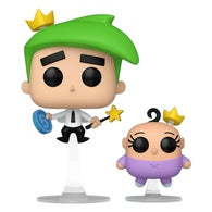 Funko POP! Television: Fairly Odd Parents - Cosmo & Poof (Damaged Box) #1691