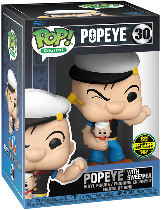 Funko POP! Digital: Popeye - Popeye With Swee'Pee (NFT Release 999 PCS) #30