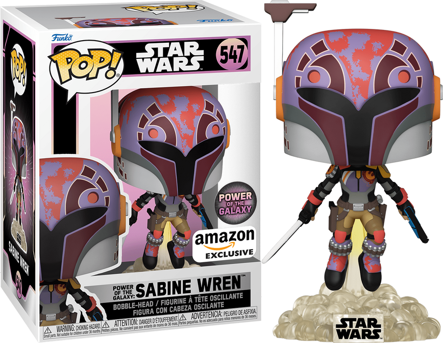 Funko POP! Star Wars: Sabine Wren [Power Of The Galaxy] (Amazon)(Damaged Box) #547