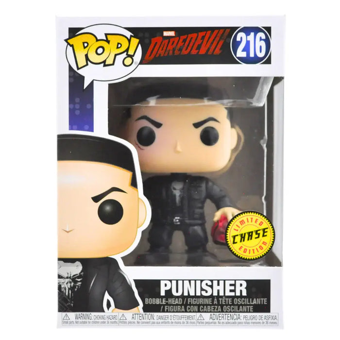 Funko POP! Marvel: Daredevil - Punisher (CHASE)[3 Language] #216