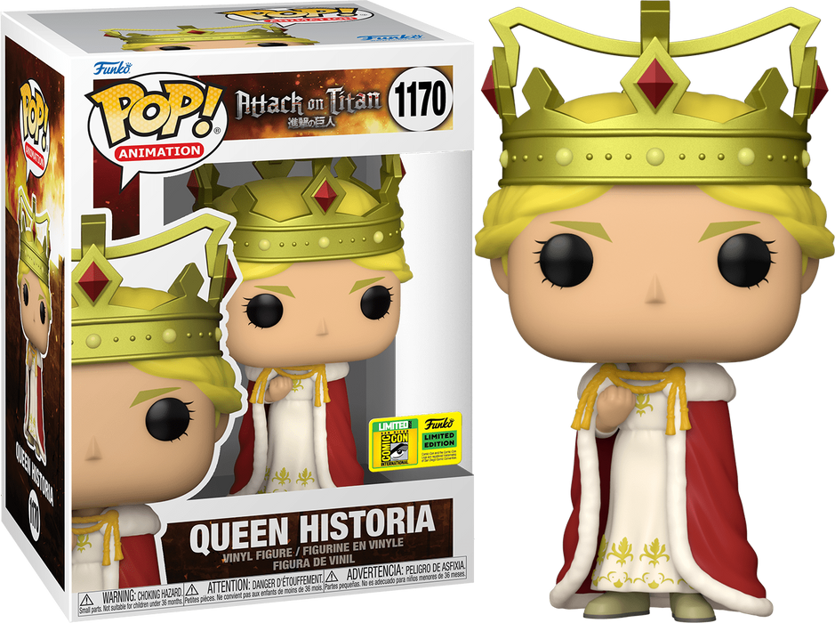 Funko POP! Animation: Attack On Titan - Queen Historia (2022 SDCC)(Damaged Box) #1170