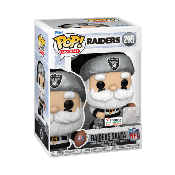 Funko POP! Football: Raiders Santa (Fanatics 2024) #295
