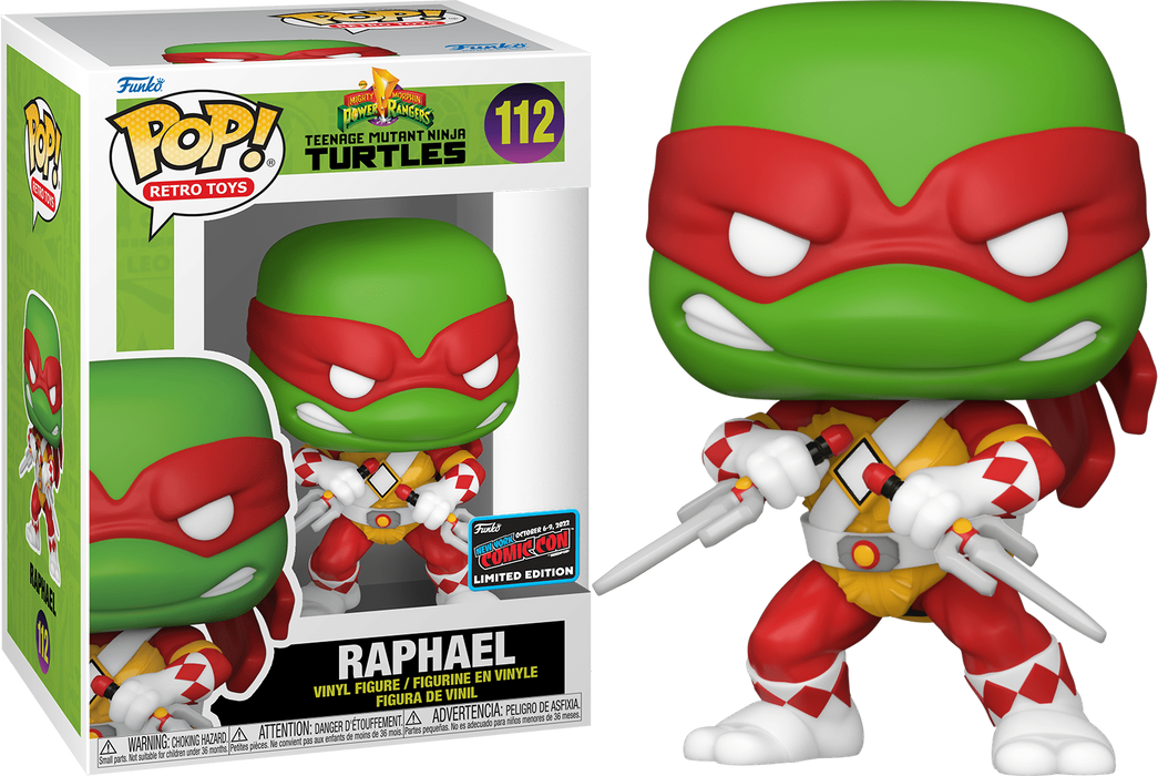 Funko POP! Retro Toys: Teenage Mutant Ninja Turtles - Raphael (2022 NYCC)(Damaged Box) #112