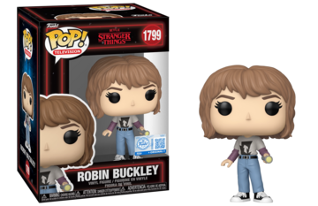 Funko POP! Television: Stranger Things - Robin Buckley (Funko Sticker/Target)(Damaged Box) #1799