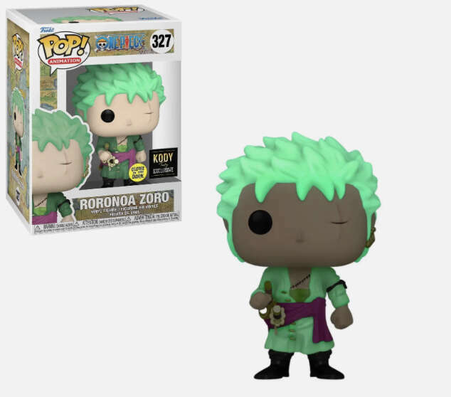 Funko POP! Animation: One Piece - Roronoa Zoro (GiTD)(Kody Trading) #327