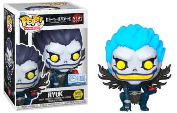 Funko POP! Animation: Death Note - Ryuk (GiTD)(Funko Sticker/Entertainment Earth)(Damaged Box) #2382