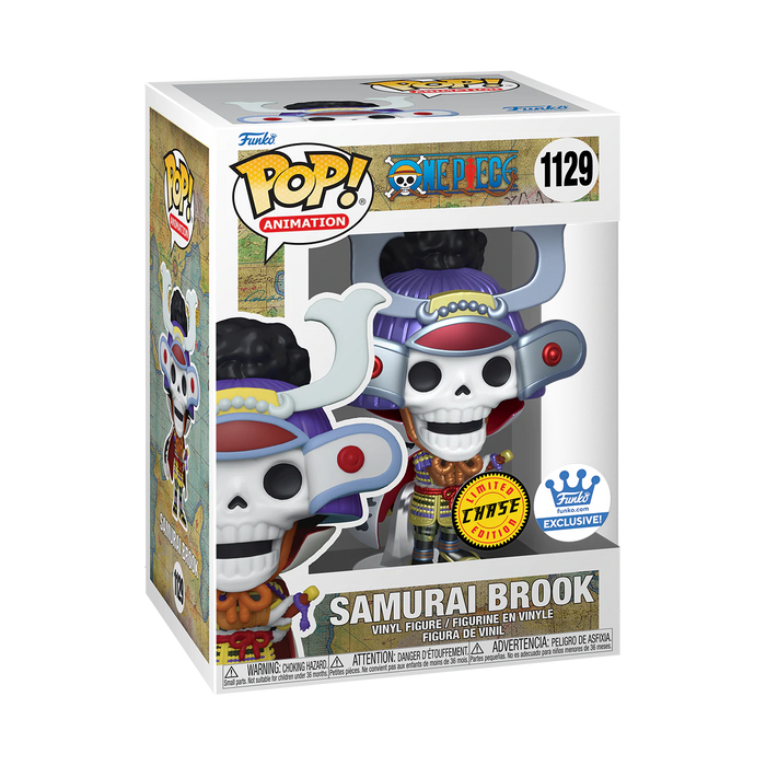 Funko POP! Animation: One Piece - Samurai Brook [Metallic](CHASE)(Funko)(Damaged Box)[B] #1129