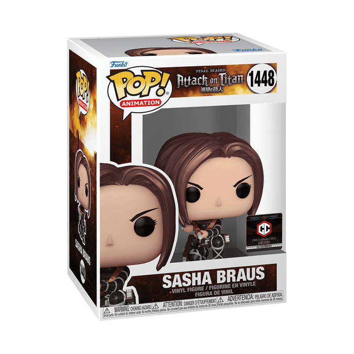 Funko POP! Animation: Attack On Titan - Sasha Braus (Chalice Collectibles)(Damaged Box) #1448