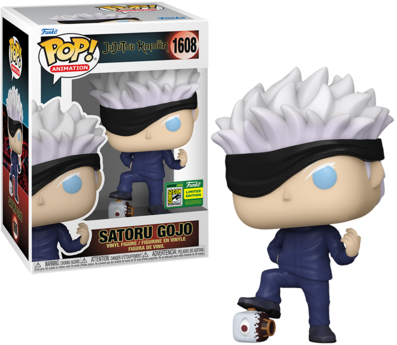 Funko POP! Animation: Jujutsu Kaisen - Satoru Gojo [w/ Defeated Jogo] (2024 SDCC) #1608