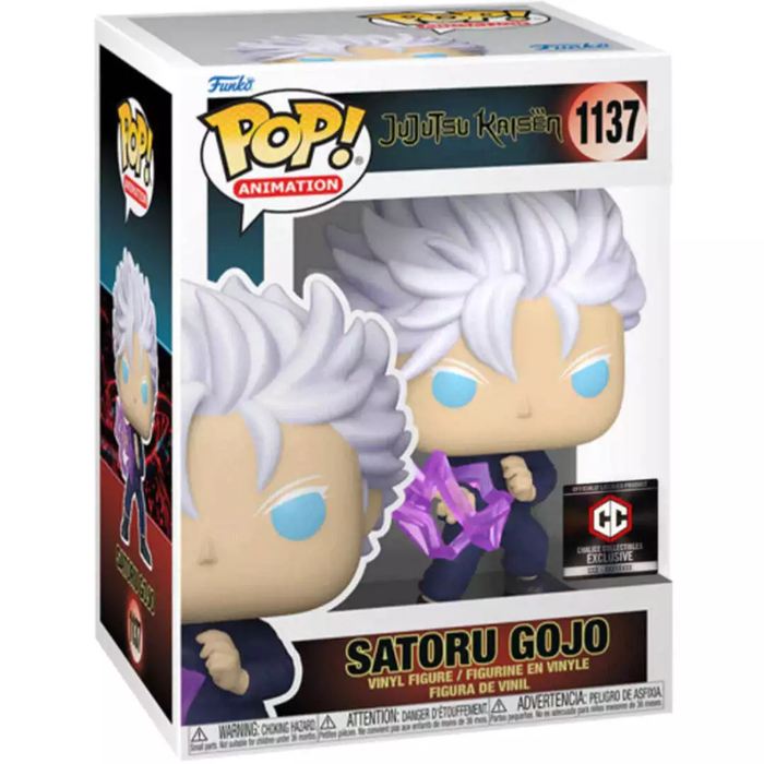 Funko POP! Animation: Jujutsu Kaisen - Satoru Gojo [Hollow Purple](Chalice)(Damaged Box) #1137