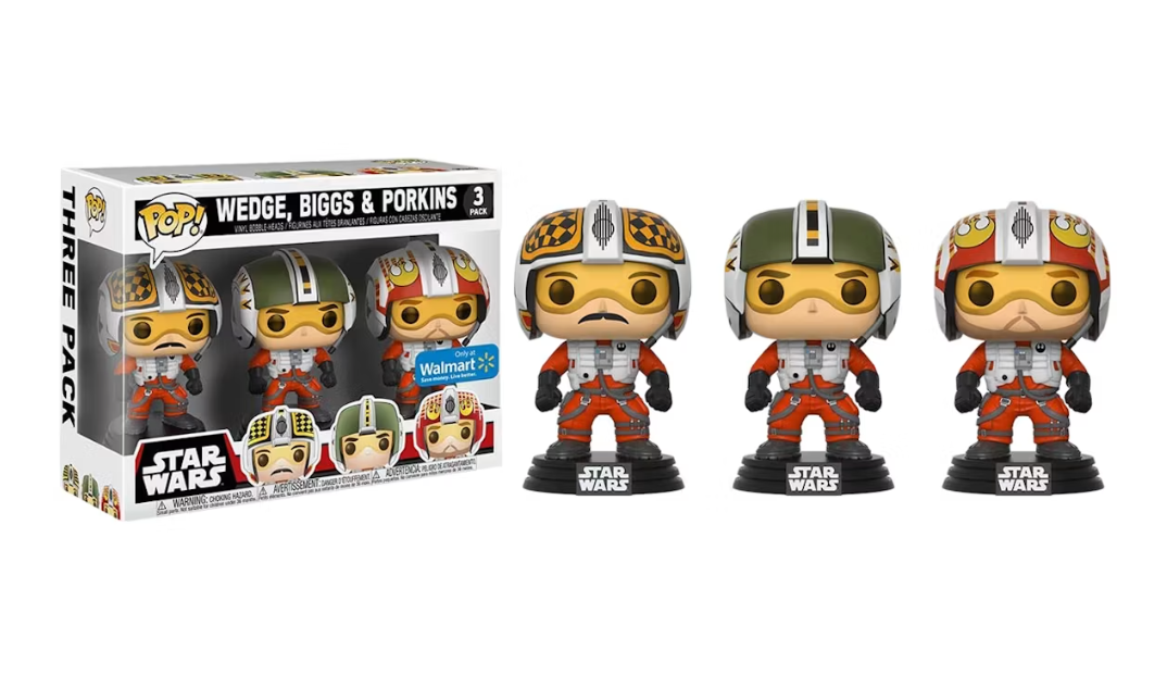 Funko POP! Star Wars: Biggs, Wedge & Porkins [3 Pack] (Walmart)