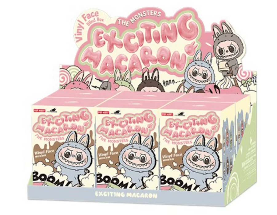 Pop Mart Labubu The Monsters: Exciting Macaron [Sealed Case of 6]