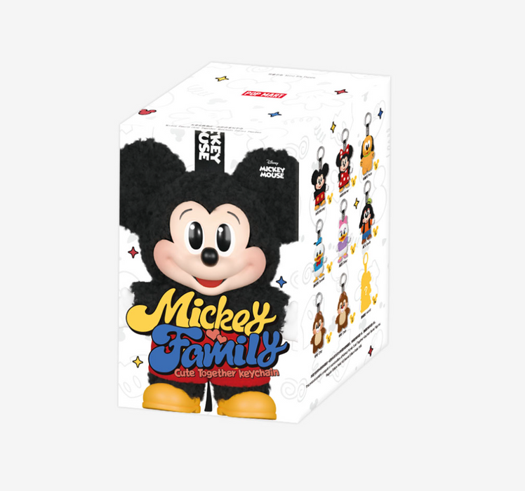 Pop Mart Mickey Family Cute Together Keychain Series Figures - Blind Box