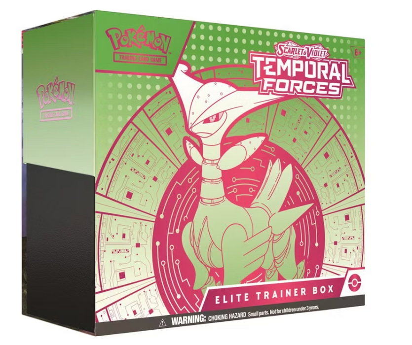 Pokémon Scarlet & Violet Temporal Forces [Iron Leaves] Elite Trainer Box