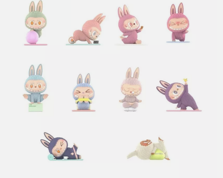 Pop Mart Labubu The Monsters: Lazy Yoga - Blind Box