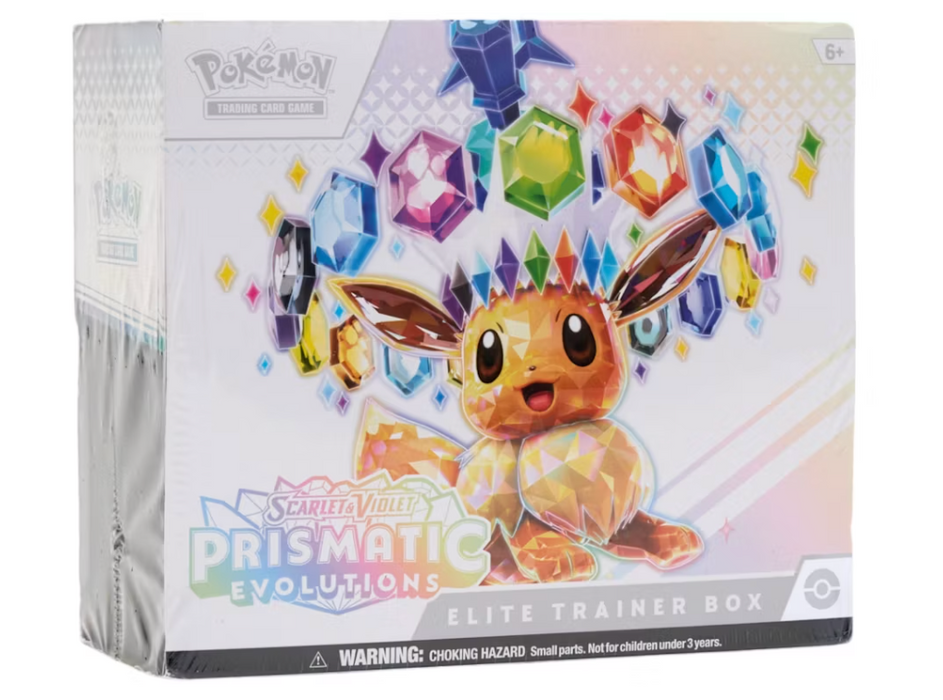 Pokémon Scarlet & Violet Prismatic Evolutions Elite Trainer Box