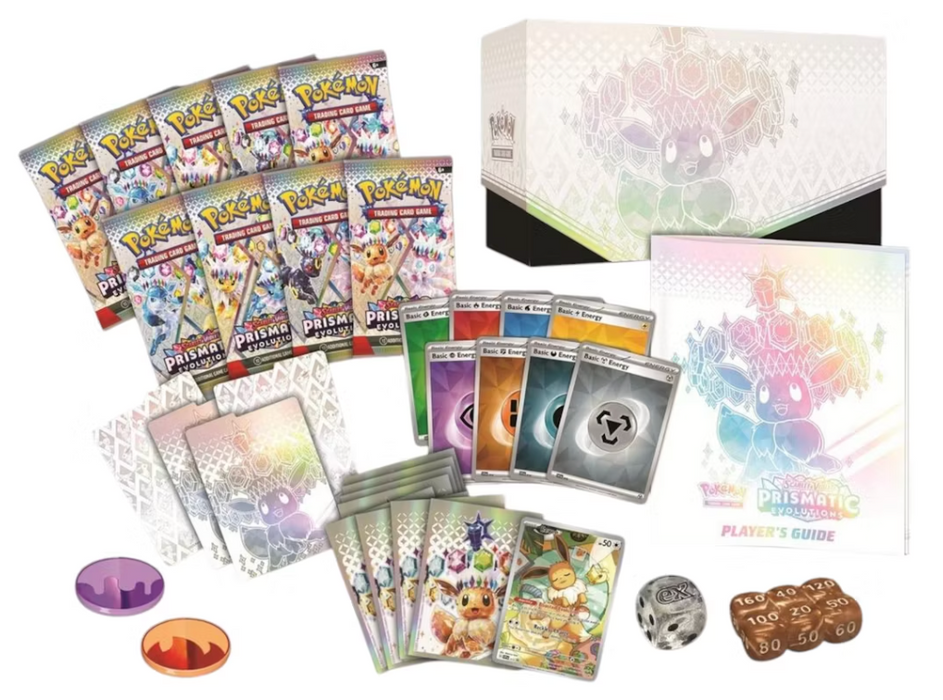 Pokémon Scarlet & Violet Prismatic Evolutions Elite Trainer Box