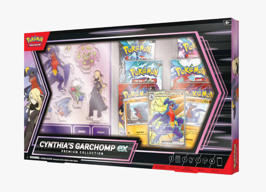 Pokémon Cynthia's Garchomp Ex Premium Collection Box