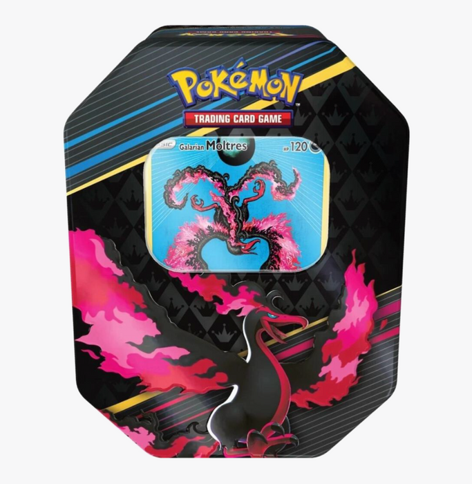 Pokemon Sword & Shield: Crown Zenith Tin [Galarian Moltres]