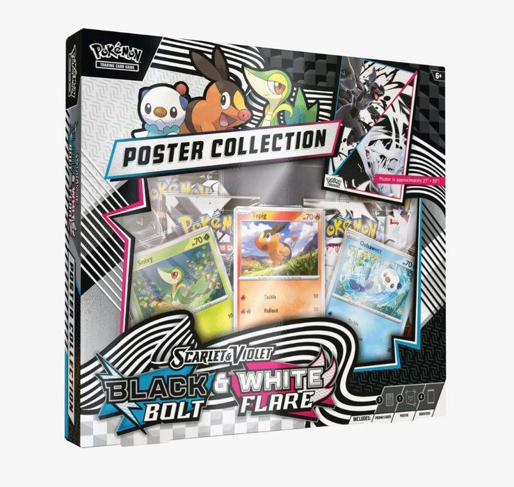 Pokémon Scarlet & Violet - Black Bolt & White Flare Poster Collection