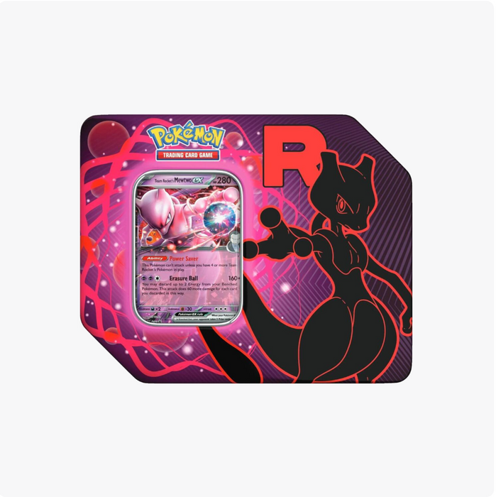 Pokemon TCG Team Rocket Tin [Team Rocket's Mewtwo ex]