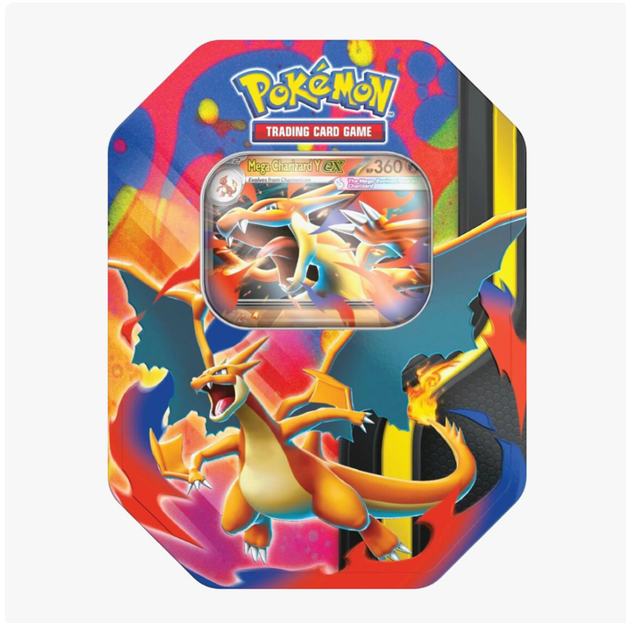 Pokemon TCG Mega Charizard Y Tin