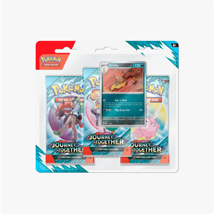 Pokémon Scarlet & Violet Journey Together 3 Pack Blister [Random Art Selected]
