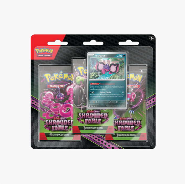 Pokémon Scarlet & Violet Shrouded Fable 3 Pack Blister [Random Art Selected]