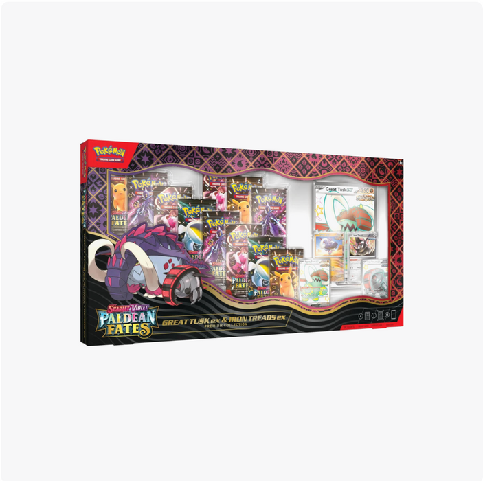Pokémon TCG Great Tusk ex & Iron Treads ex Premium Collection