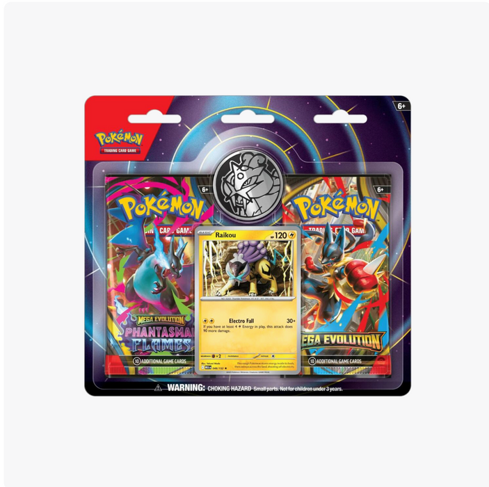 Pokémon Mega Evolution Checklane 2 Pack Blister [Phantasmal Flames/Mega Evolution][Random Art Selected]