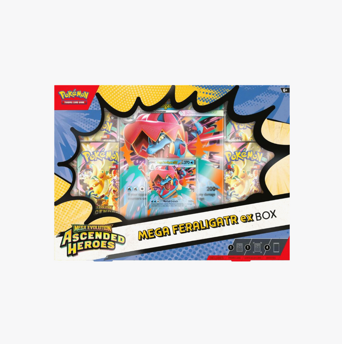 Pokémon TCG Mega Evolution Ascended Heroes Mega Feraligatr ex Box