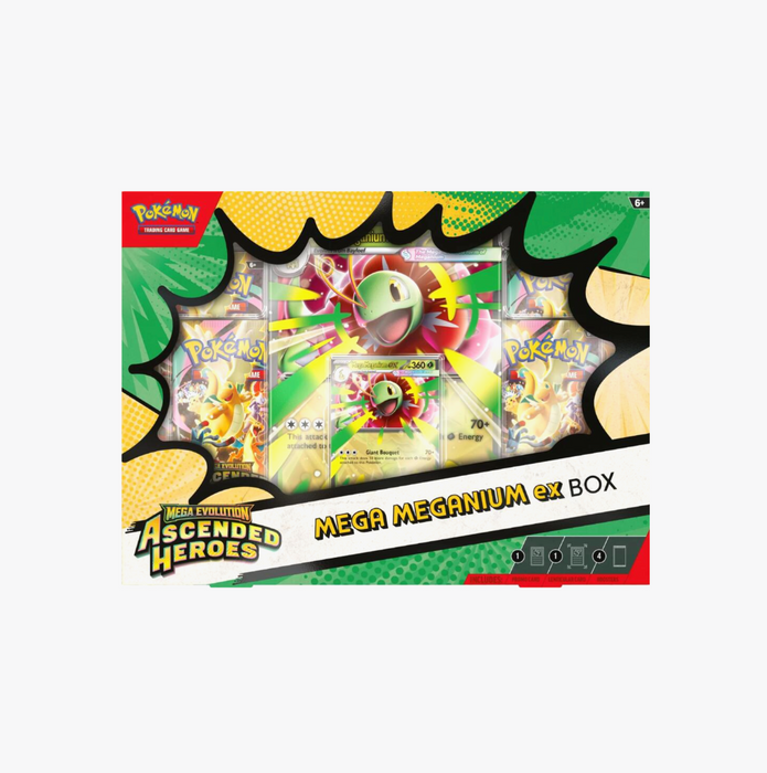 Pokémon TCG Mega Evolution Ascended Heroes Mega Meganium ex Box
