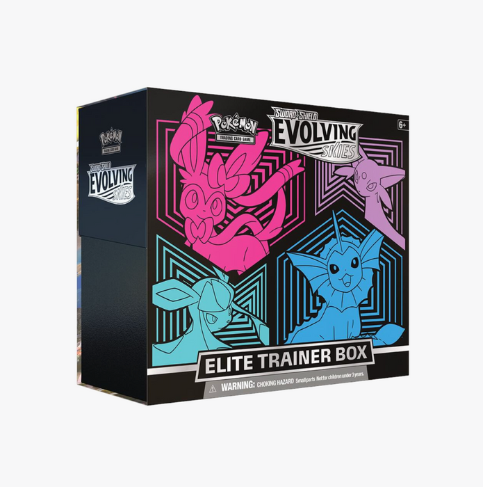 Pokémon Sword & Shield Evolving Skies Elite Trainer Box [Glaceon/Vaporeon/Sylveon/Espeon]