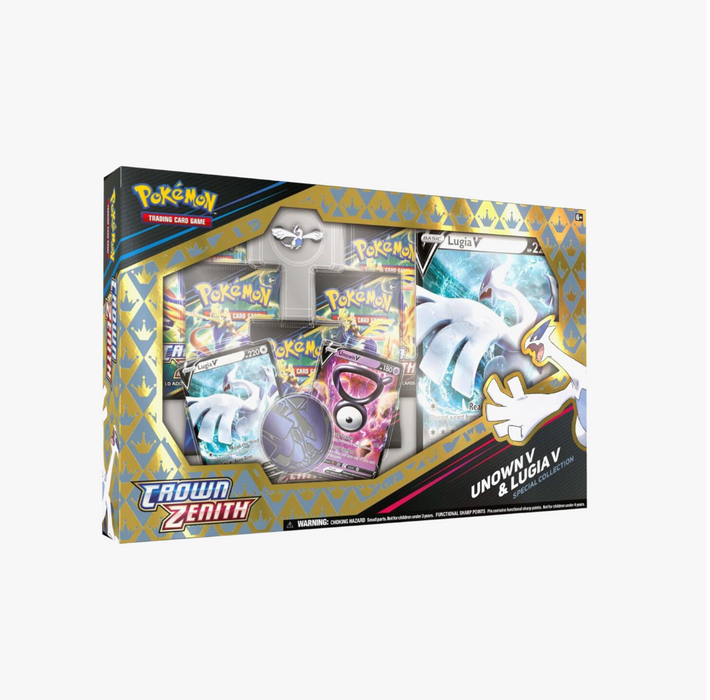 Pokémon TCG Crown Zenith Unkown V & Lugia V Special Collection