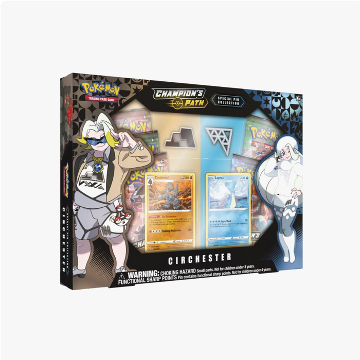 Pokemon TCG Champion's Path Circhester Special Pin Collection