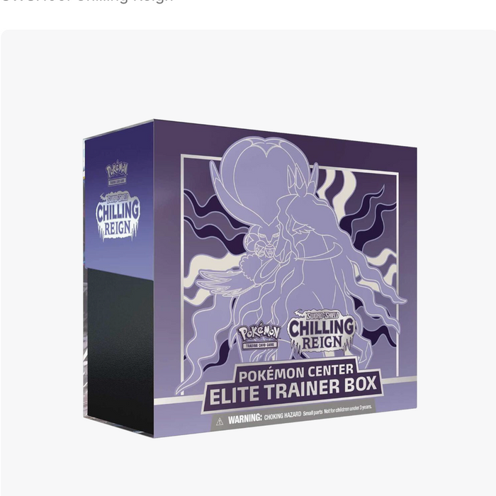Pokémon TCG Chilling Reign Elite Trainer Box [Shadow Rider Calyrex] [Pokémon Center]