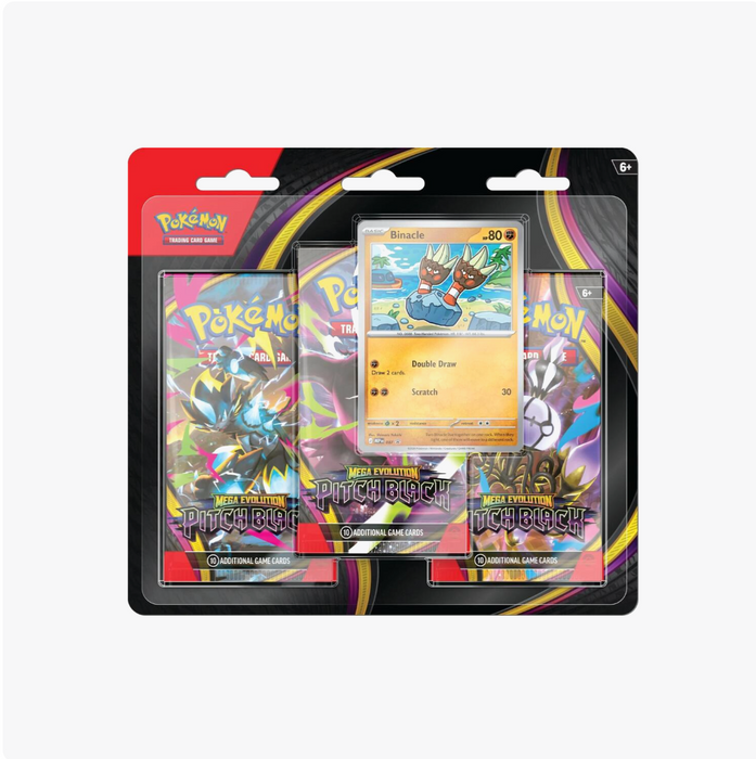 Pokémon Mega Evolution Pitch Black 3 Pack Blister [Random Art Selected]