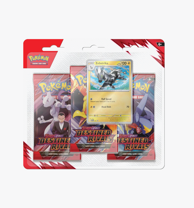 Pokémon Scarlet & Violet Destined Rivals 3 Pack Blister [Random Art Selected]