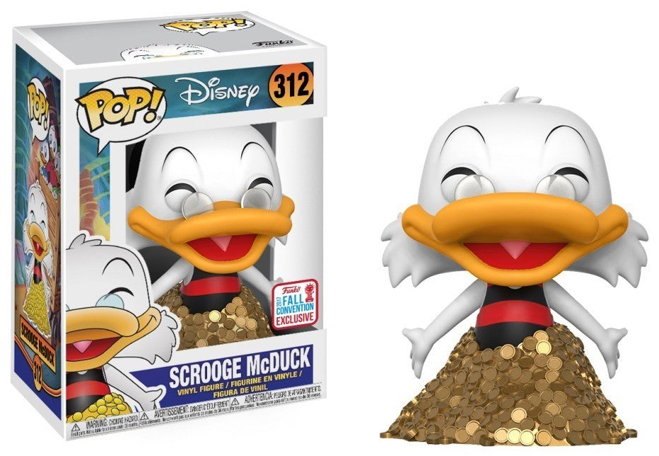 Funko POP! Disney: Scrooge McDuck (2017 Fall Convention)(Damaged Box) #312
